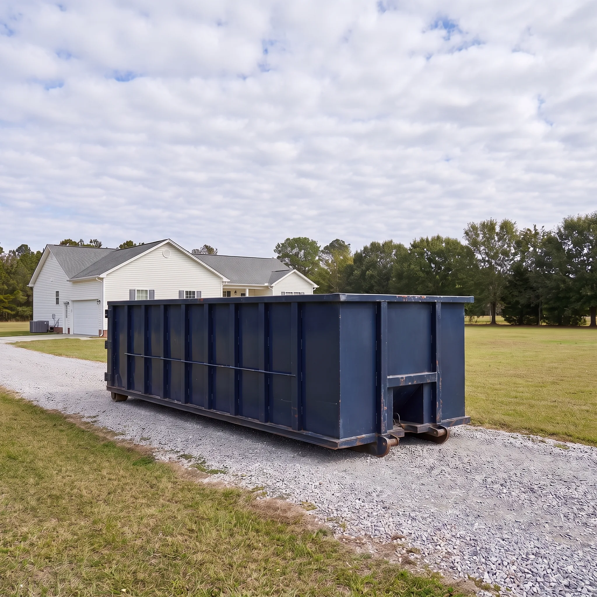 Dumpster on a St. Louis, MO job site